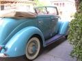 1937 Turquoise Ford V8 4 Door Convertible  photo #7