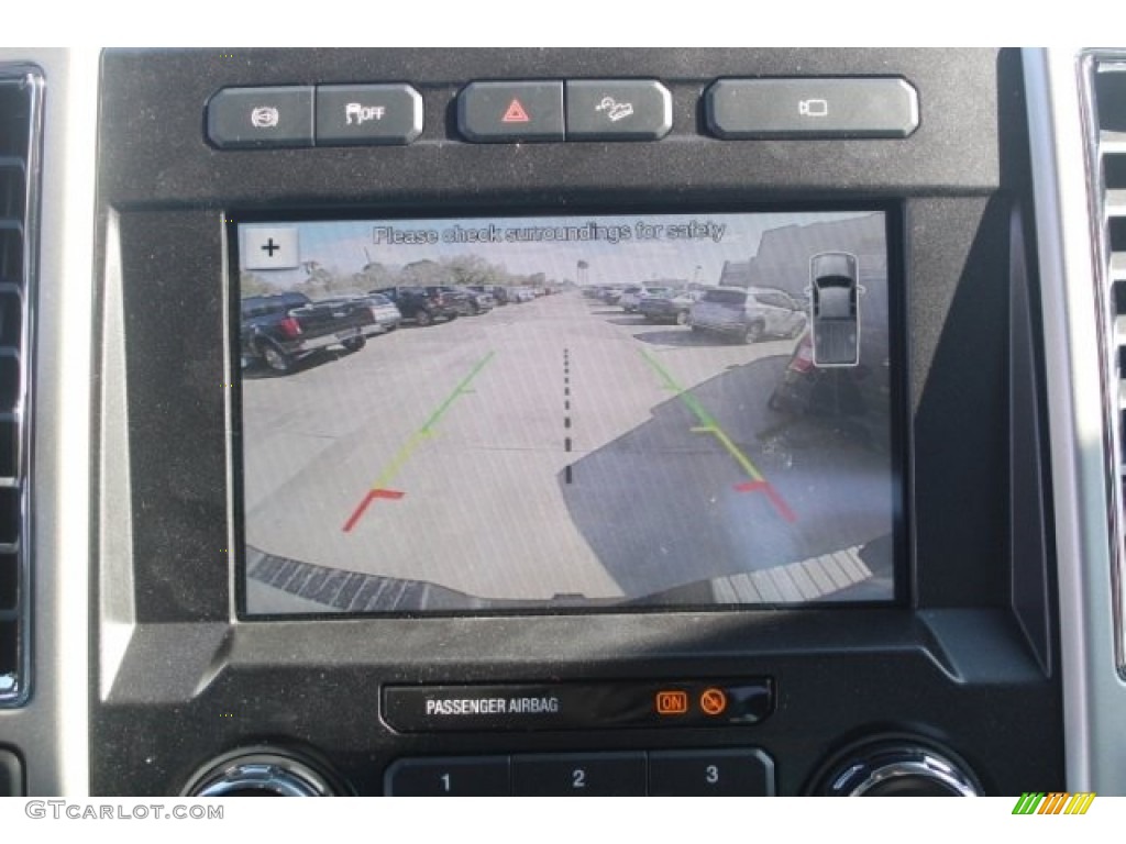 2018 F350 Super Duty Lariat Crew Cab 4x4 - White Gold / Black photo #14
