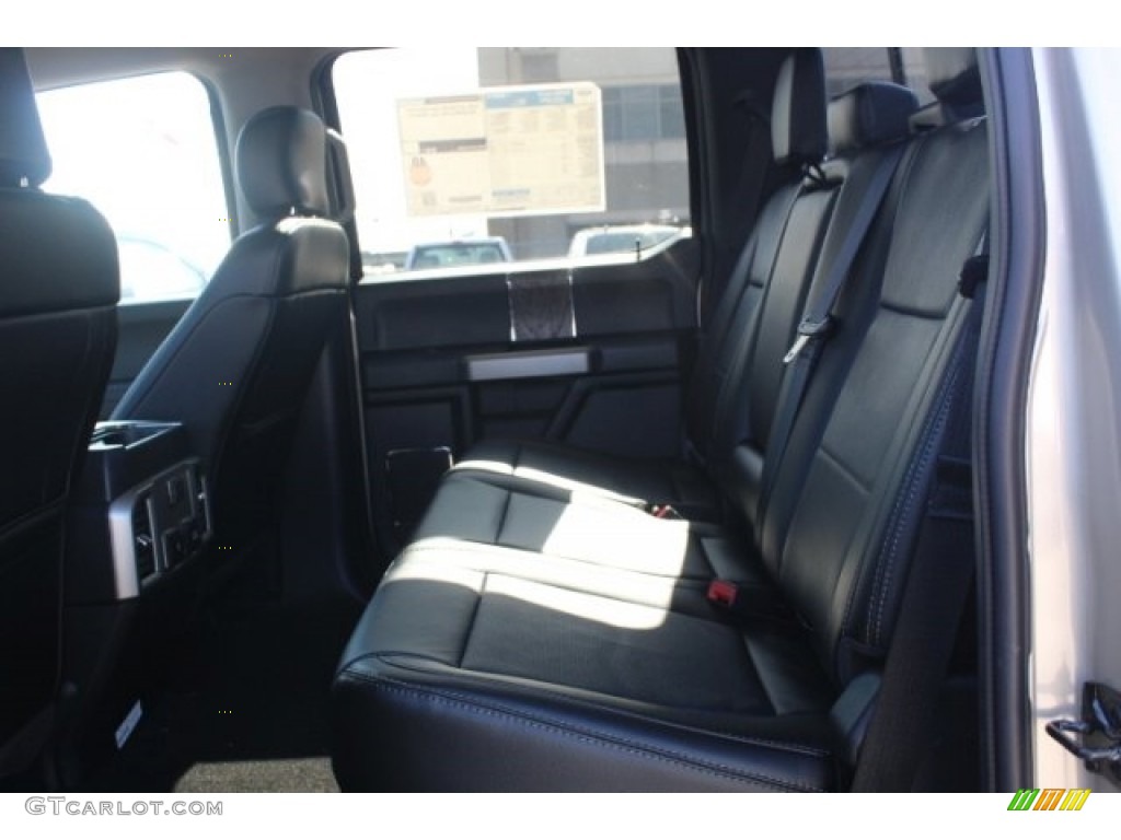 2018 F350 Super Duty Lariat Crew Cab 4x4 - White Gold / Black photo #22