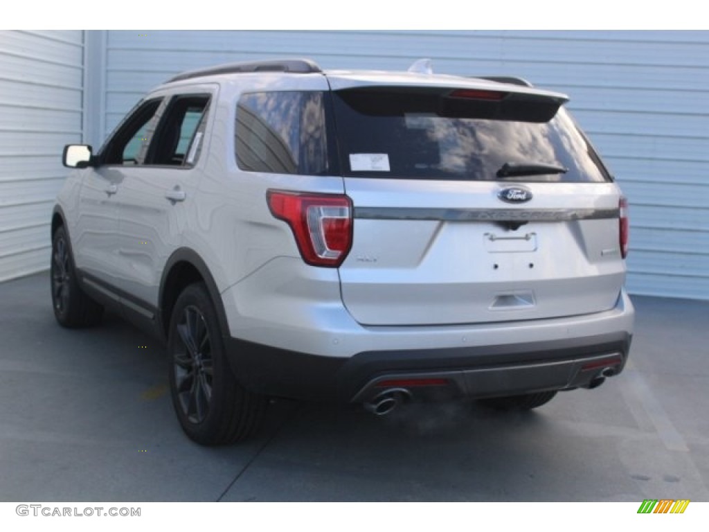 2017 Explorer XLT - Ingot Silver / Sport Appearance Dark Earth Gray photo #6