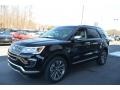 2018 Shadow Black Ford Explorer Platinum 4WD  photo #3