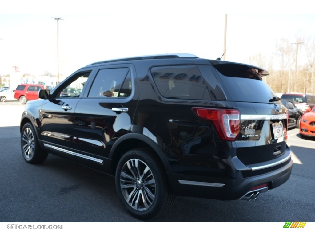 2018 Explorer Platinum 4WD - Shadow Black / Medium Soft Ceramic photo #24