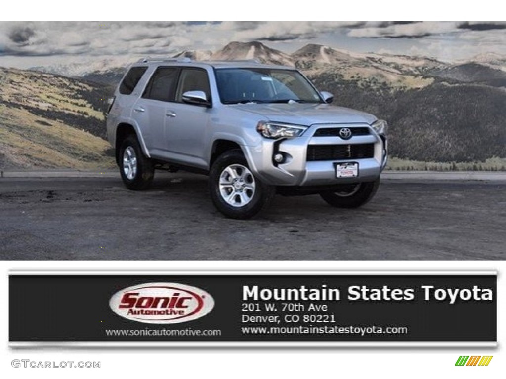 2018 4Runner SR5 4x4 - Classic Silver Metallic / Black photo #1