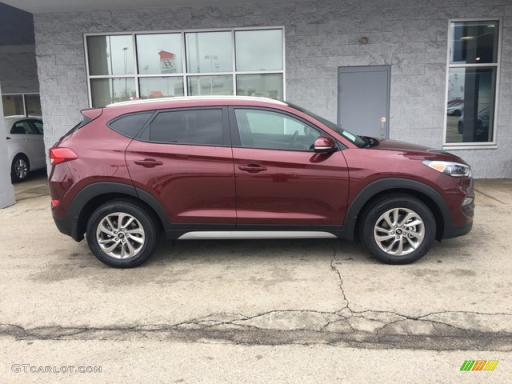 Ruby Wine 2018 Hyundai Tucson SEL AWD Exterior Photo #125710986