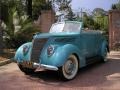 1937 Turquoise Ford V8 4 Door Convertible  photo #23