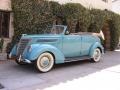 1937 Turquoise Ford V8 4 Door Convertible  photo #25