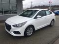 2018 Frost White Pearl Hyundai Accent SE  photo #8