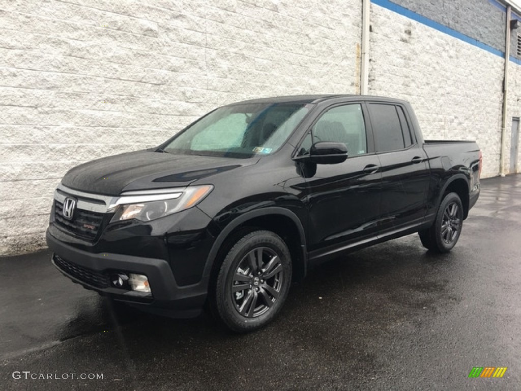 Crystal Black Pearl 2018 Honda Ridgeline Sport AWD Exterior Photo #125714297