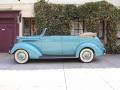 1937 Turquoise Ford V8 4 Door Convertible  photo #27