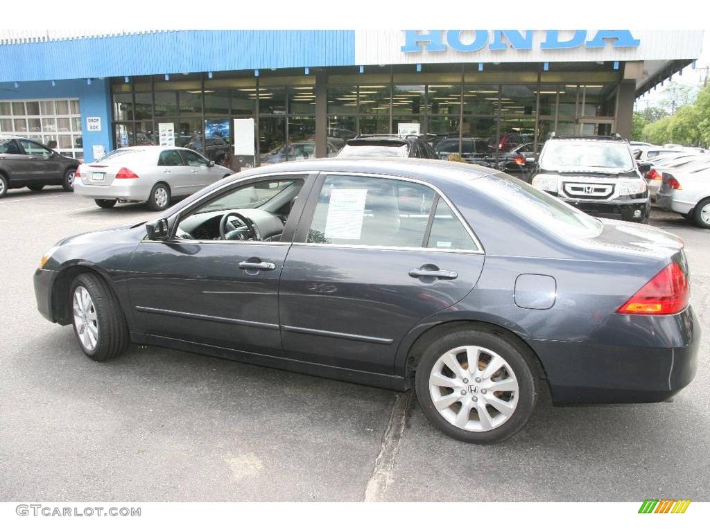 2007 Accord SE V6 Sedan - Graphite Pearl / Gray photo #9