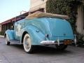 1937 Turquoise Ford V8 4 Door Convertible  photo #28