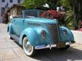 1937 Turquoise Ford V8 4 Door Convertible  photo #31