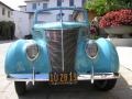 1937 Turquoise Ford V8 4 Door Convertible  photo #32
