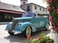 1937 Turquoise Ford V8 4 Door Convertible  photo #33