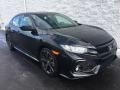 2018 Crystal Black Pearl Honda Civic Sport Hatchback  photo #1