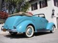 1937 Turquoise Ford V8 4 Door Convertible  photo #34