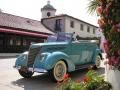 1937 Turquoise Ford V8 4 Door Convertible  photo #36