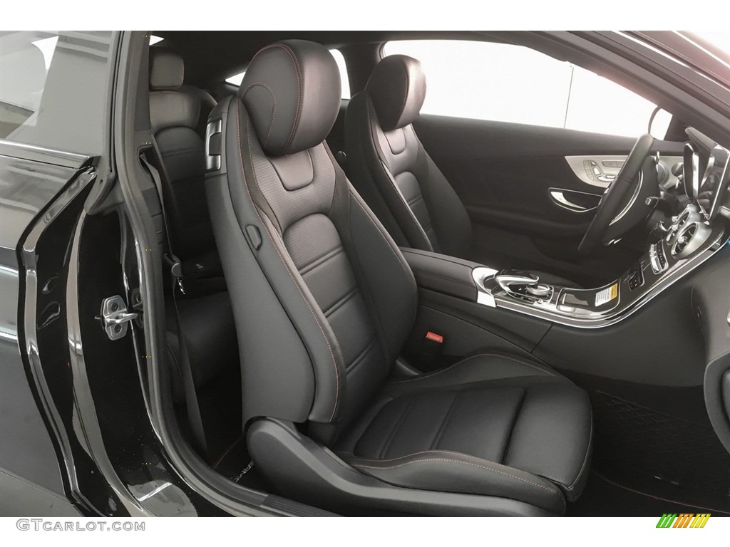 Black Interior 2018 Mercedes-Benz C 43 AMG 4Matic Coupe Photo #125718915