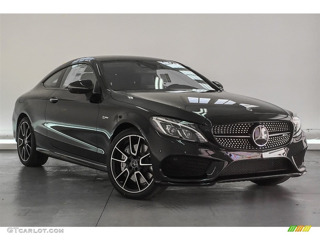 Obsidian Black Metallic 2018 Mercedes-Benz C 43 AMG 4Matic Coupe Exterior Photo #125719083