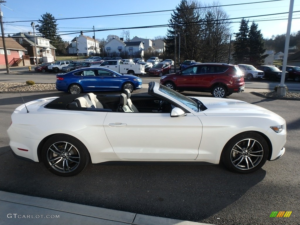 2017 Mustang EcoBoost Premium Convertible - White Platinum / Ceramic photo #5