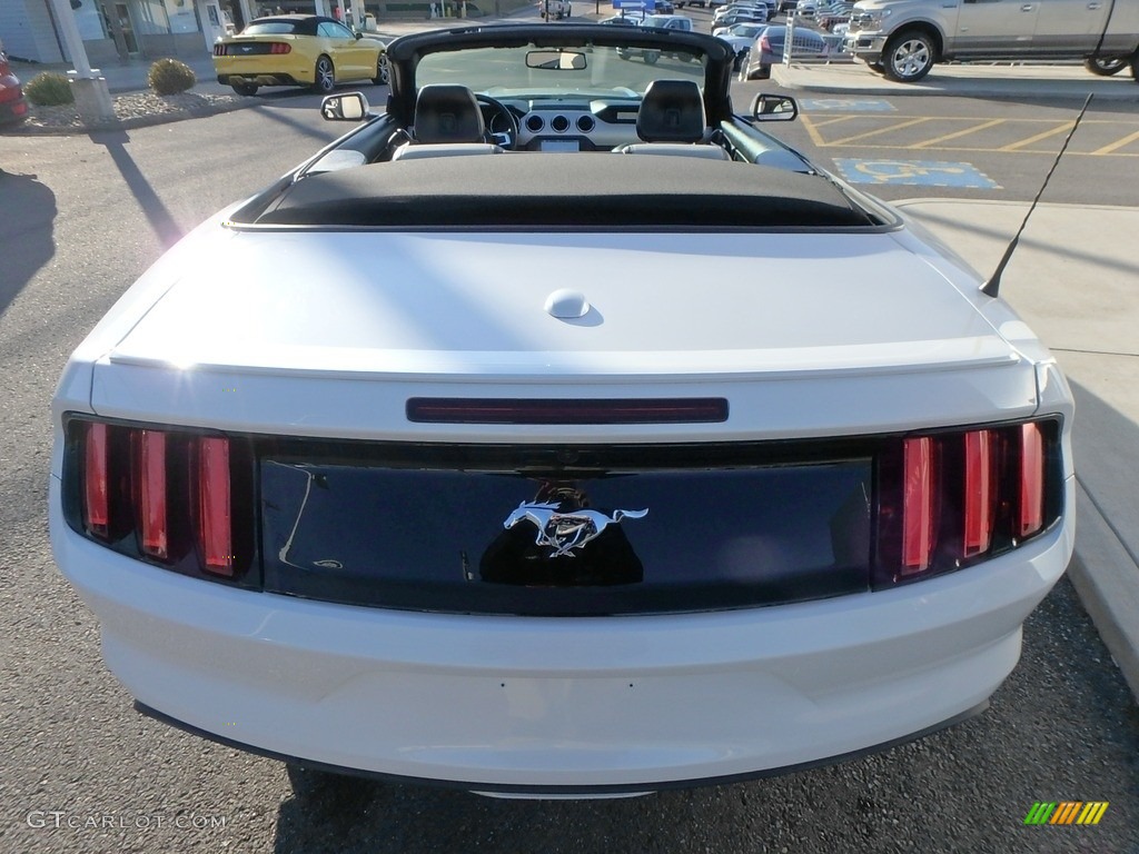 2017 Mustang EcoBoost Premium Convertible - White Platinum / Ceramic photo #7