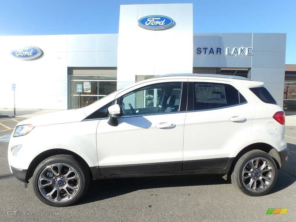 2018 EcoSport Titanium 4WD - Diamond White / Ebony Black photo #1