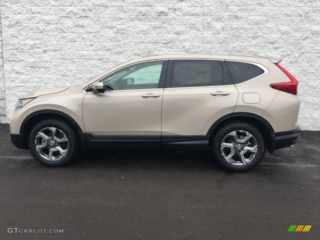 2018 CR-V EX AWD - Sandstorm Metallic / Black photo #7