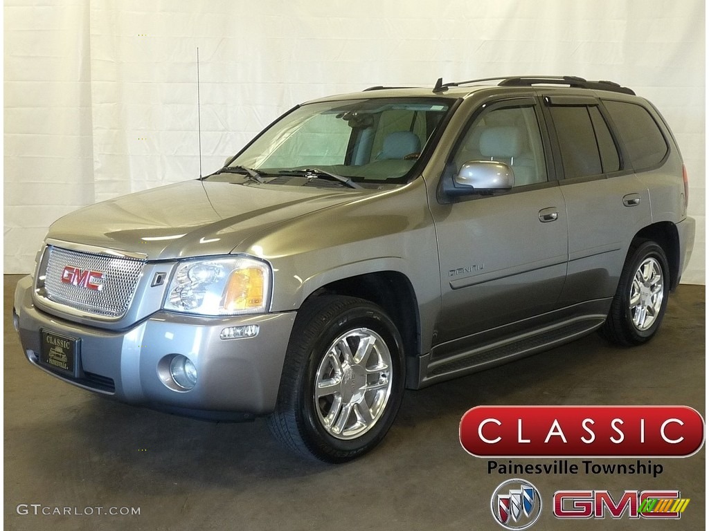 2006 Envoy Denali 4x4 - Steel Grey Metallic / Light Gray photo #1
