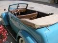 1937 Turquoise Ford V8 4 Door Convertible  photo #50