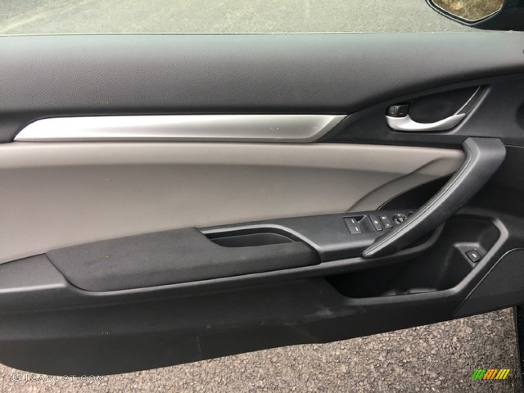 2018 Honda Civic LX Coupe Black Door Panel Photo #125729346