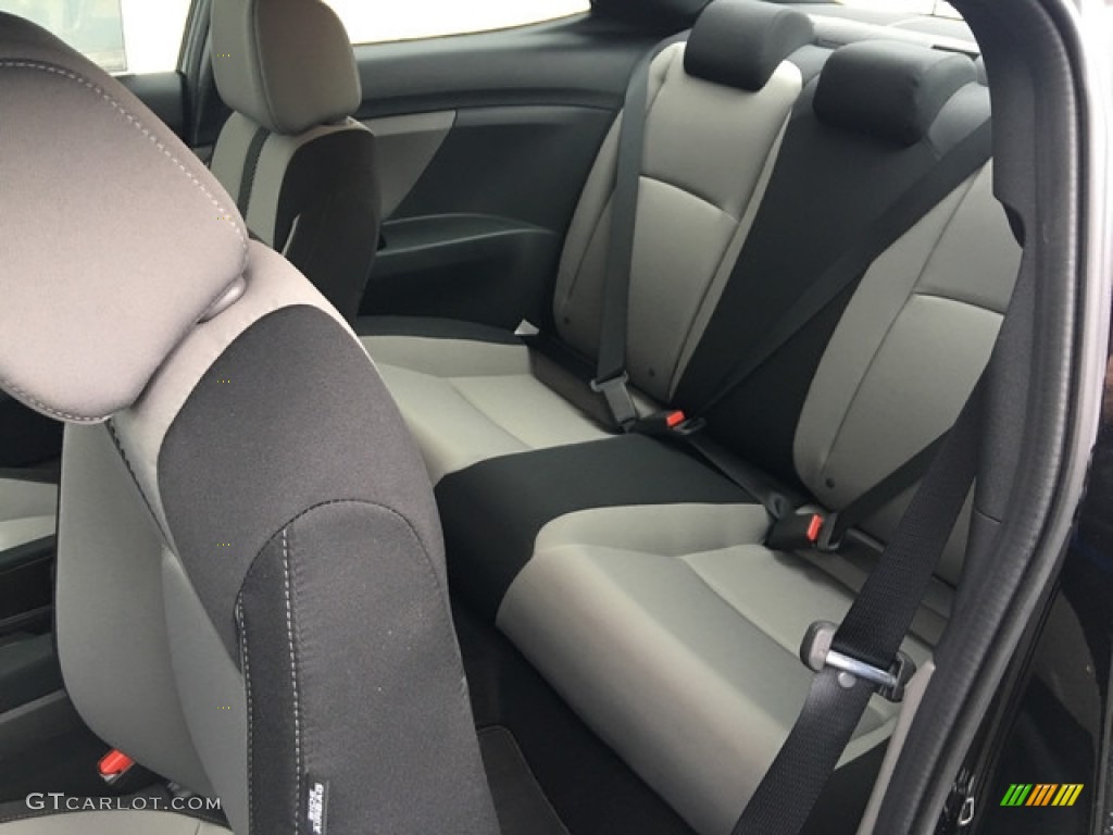 Black Interior 2018 Honda Civic LX Coupe Photo #125729442