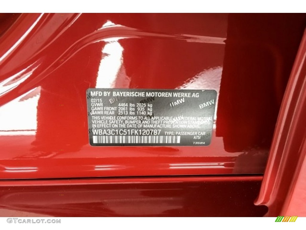 2015 3 Series 328i Sedan - Melbourne Red Metallic / Venetian Beige photo #22