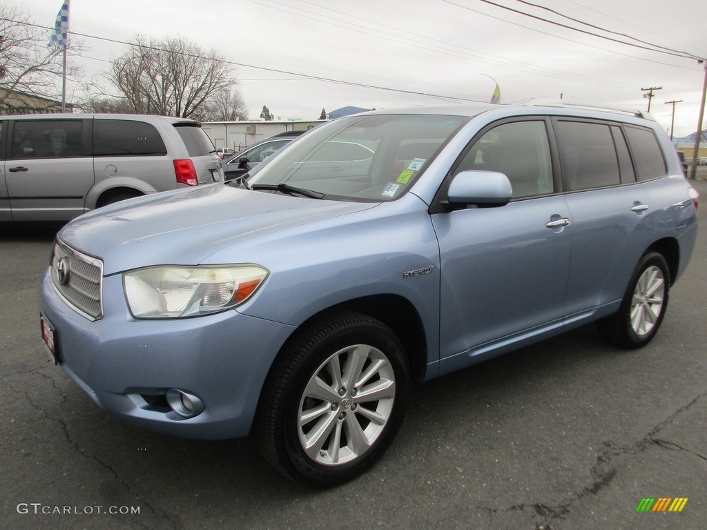 2008 Highlander Hybrid Limited 4WD - Wave Line Pearl / Ash Gray photo #3
