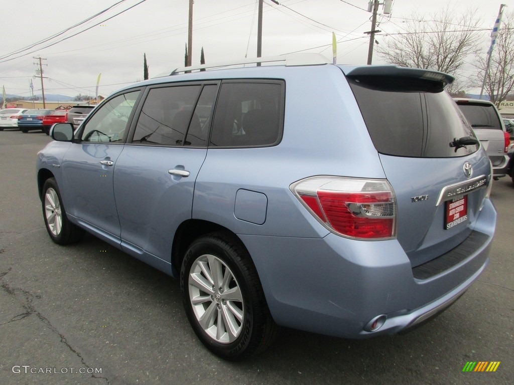 2008 Highlander Hybrid Limited 4WD - Wave Line Pearl / Ash Gray photo #5