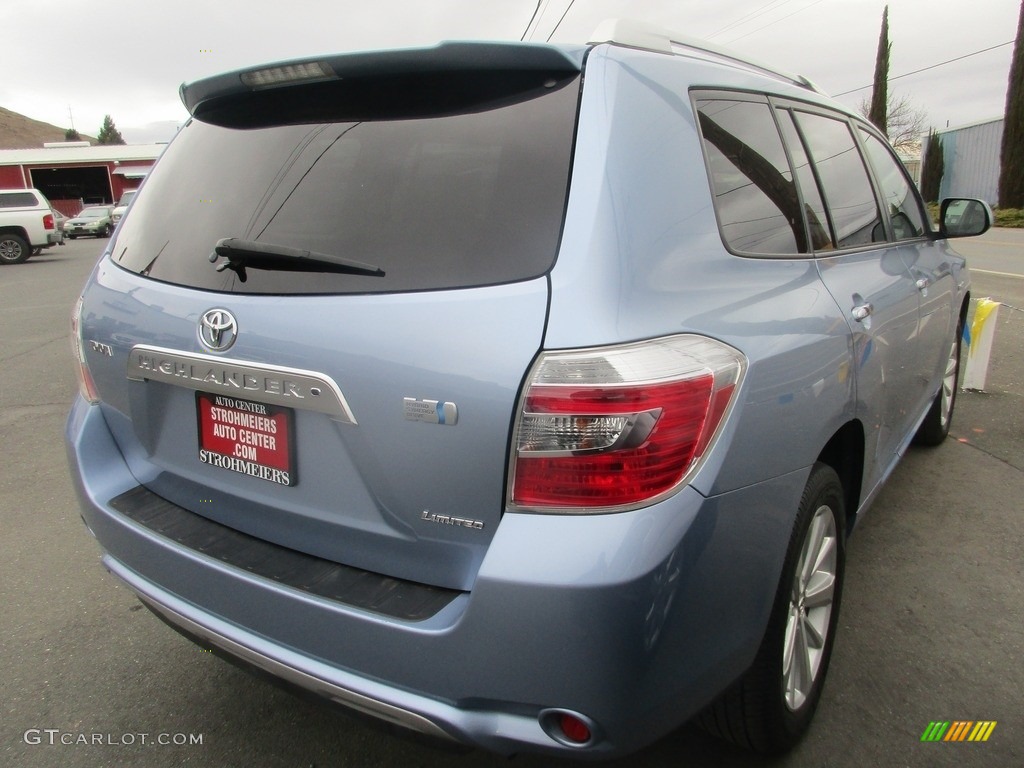 2008 Highlander Hybrid Limited 4WD - Wave Line Pearl / Ash Gray photo #7