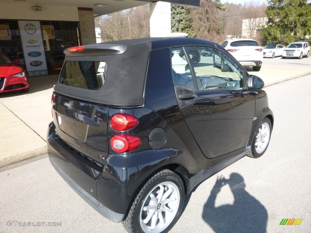 2008 fortwo passion cabriolet - Deep Black / Design Black photo #2