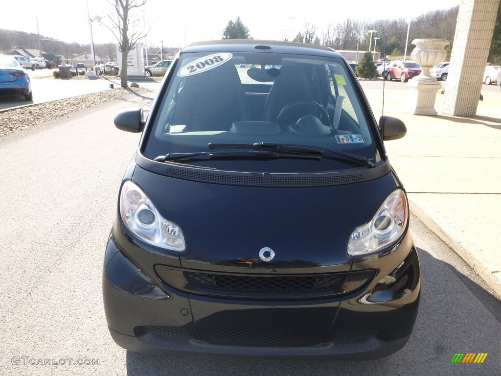 2008 fortwo passion cabriolet - Deep Black / Design Black photo #4