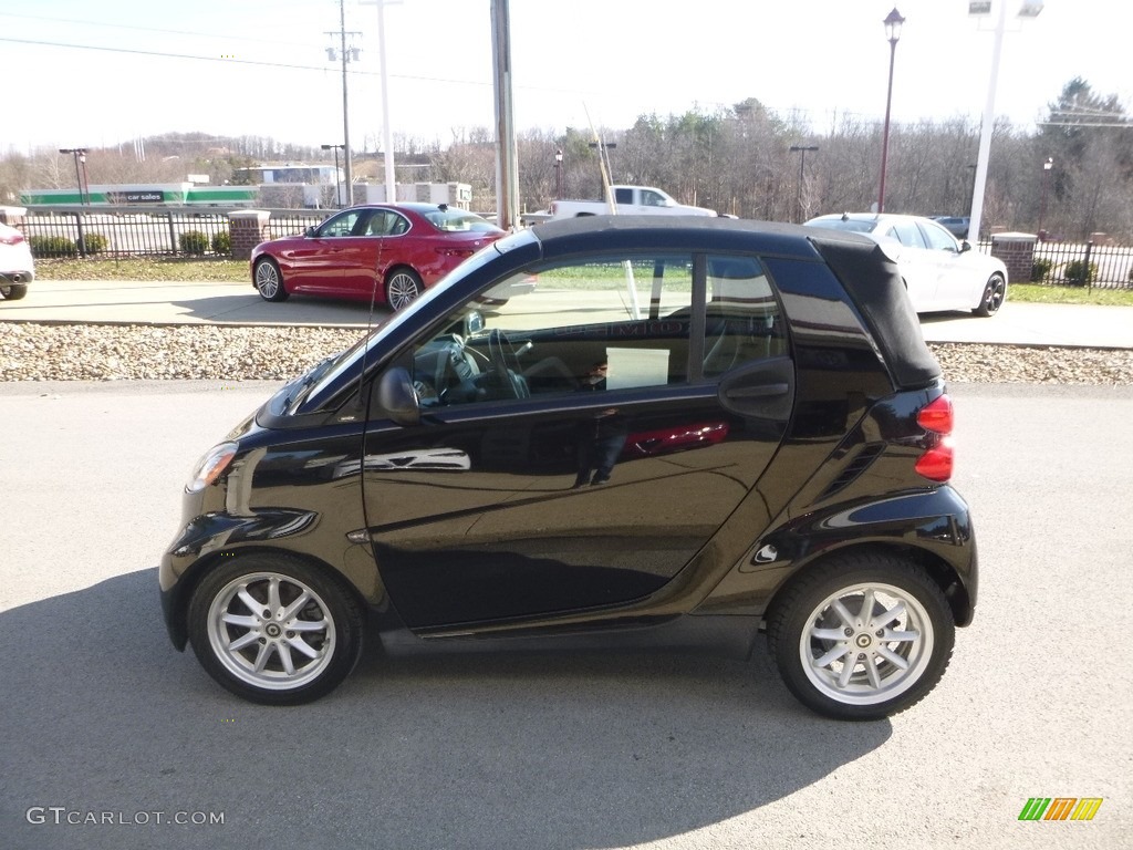 2008 fortwo passion cabriolet - Deep Black / Design Black photo #6