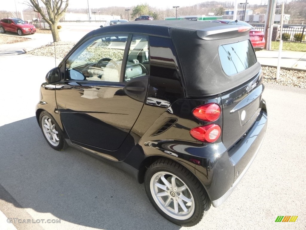 2008 fortwo passion cabriolet - Deep Black / Design Black photo #7