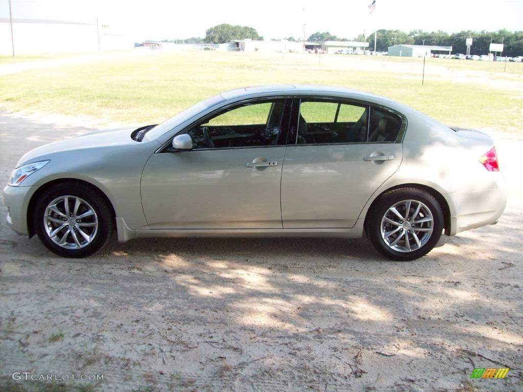 2007 G 35 Sedan - Serengeti Sand Metallic / Graphite Black photo #6