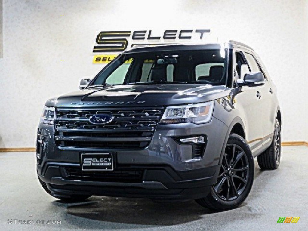 2018 Explorer XLT 4WD - Magnetic Metallic / Ebony Black photo #1