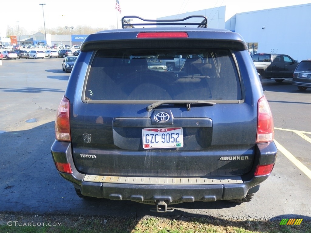 2005 4Runner SR5 4x4 - Pacific Blue Metallic / Stone photo #9