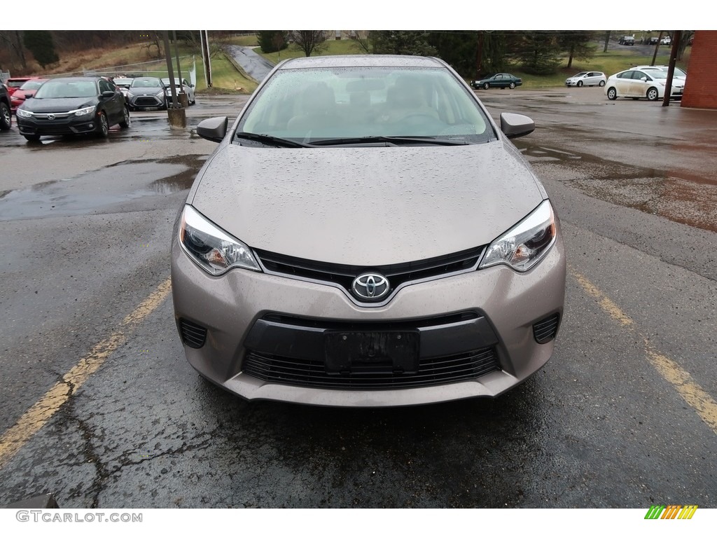 2015 Corolla LE - Brown Sugar Metallic / Ivory photo #2