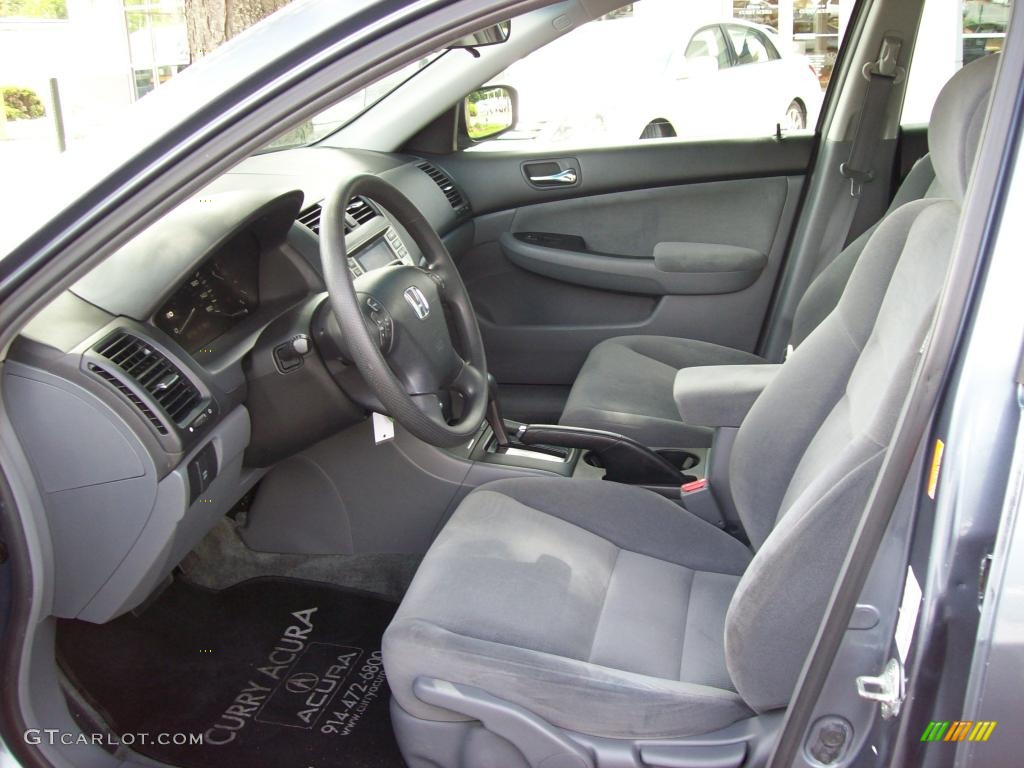 2007 Accord SE V6 Sedan - Cool Blue Metallic / Gray photo #8