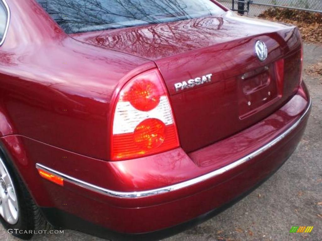 2001 Passat GLS Sedan - Colorado Red Pearl / Gray photo #19