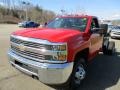 Red Hot - Silverado 3500HD Work Truck Crew Cab 4x4 Chassis Photo No. 7