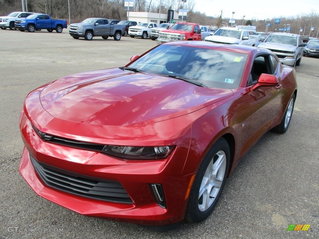 2018 Camaro LT Coupe - Garnet Red Tintcoat / Jet Black photo #7