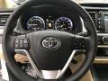 2018 Toyota Highlander Almond Interior Steering Wheel Photo