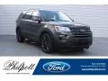 2018 Magnetic Metallic Ford Explorer XLT  photo #1