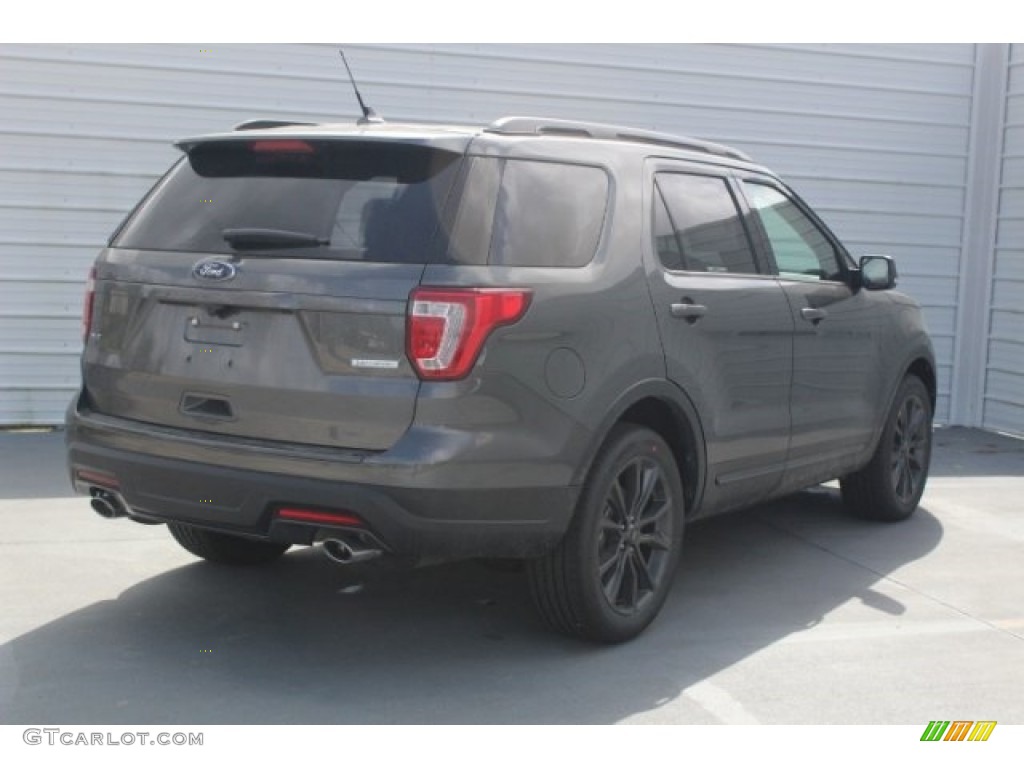 2018 Explorer XLT - Magnetic Metallic / Ebony Black photo #8